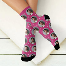 Custom Boyfriend Foto Hot Pink Liebe