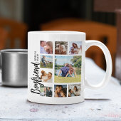 Custom Boyfriend Photo Collage Kaffeetasse