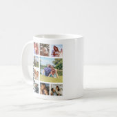 Custom Boyfriend Photo Collage Kaffeetasse (Vorderseite Links)