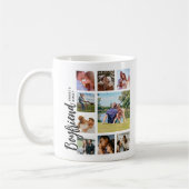 Custom Boyfriend Photo Collage Kaffeetasse (Links)