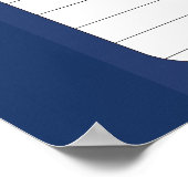 Custom Boys Superhero Chore Chart Poster (Ecke)