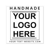 Custom Brand Business Logo & Handmade Website Name Permastempel (Design)