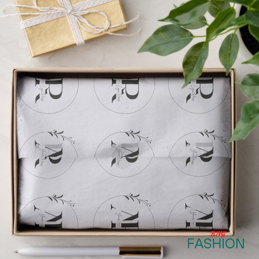 Custom Brand Logo Business Company Packaging Seidenpapier