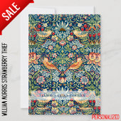 Custom Brand William Morris Birds Pattern Einladung