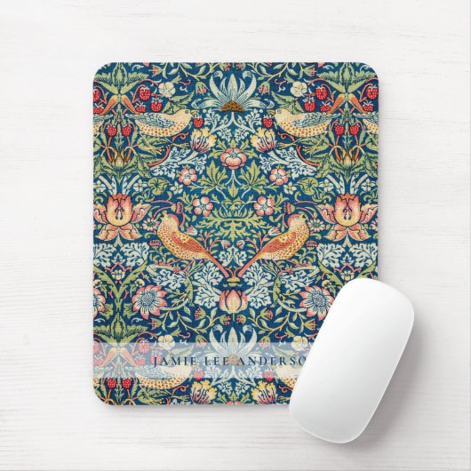Custom Brand William Morris Birds Pattern Mousepad (Mit Mouse)