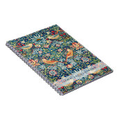 Custom Brand William Morris Birds Pattern Notizblock (Rechte Seite)