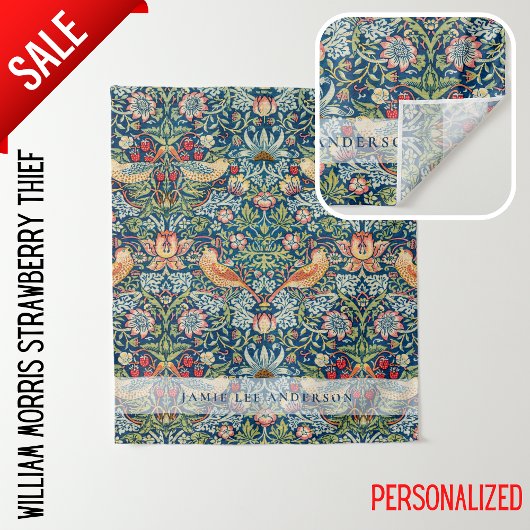 Custom Brand William Morris Birds Pattern Wandteppich