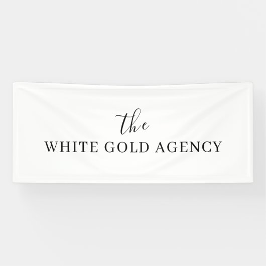 Custom Branded Company Logo Display Design Banner (Horizontal)
