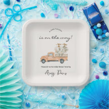 Custom Branded Fall Pumpkin Baby Shower