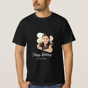 Custom Branded Happy Birthday Foto T - Shirt
