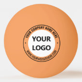 Custom Branded Logo Text Ping Pong Balls Template Tischtennisball (Rückseite)