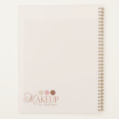 Custom Branded Makeup Artist Appointment Planner Planer (Rückseite)