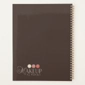 Custom Branded Makeup Artist Appointment Planner Planer (Rückseite)