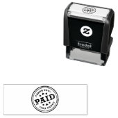 Custom Branded PAID Basic Office or Business Bank Permastempel (Beispiel)