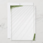 Custom BrandedWhite Modern Christmas Foto Collage Einladung (Rückseite)