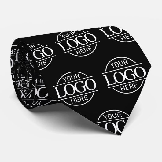 Custom Branding Business Logo Pattern Promotional Krawatte (Gerollt)