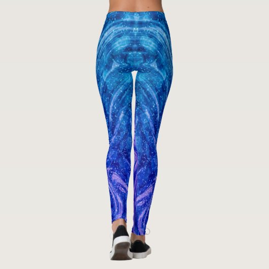 Custom Brands William Morris Floral Pattern Leggings (Rückseite)