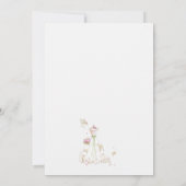 Custom Brautparty Dress Vielen Dank Dankeskarte (Rückseite)