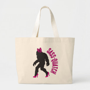 Custom Brautparty Fevor Chic Sassy Sasquatch Jumbo Stoffbeutel