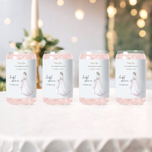 Custom Brautparty Hochzeitskleid Danke Dosenglas (Insitu (Hochzeit))