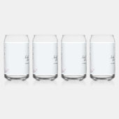 Custom Brautparty Hochzeitskleid Danke Dosenglas (Links)