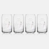 Custom Brautparty Hochzeitskleid Danke Dosenglas (Hinten)