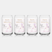 Custom Brautparty Hochzeitskleid Danke Dosenglas (Vorderseite)