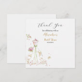 Custom Brautparty Wedding Dress Danke (Vorne/Hinten)