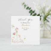 Custom Brautparty Wedding Dress Danke (Stehend Vorderseite)