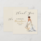 Custom Brautparty Wedding Dress Danke (Vorne/Hinten)