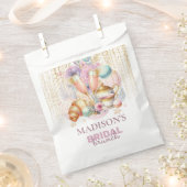 Custom Bridal Brunch Pink & Gold Glitzer Geschenktütchen (Ausgeschnitten)