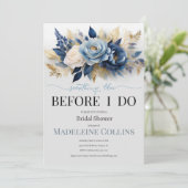 Custom Bridal Dusche Einladung (Stehend Vorderseite)