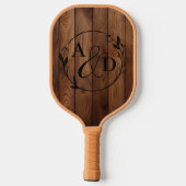 Custom Bridal Party Pickleball Schläger (Rückseite)