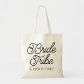 Custom Bridal Party Tote Bag Gift for Bride Tribe Tragetasche (Vorne)