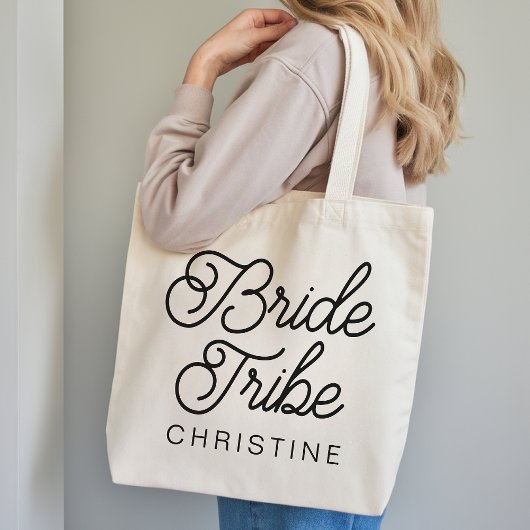 Custom Bridal Party Tote Bag Gift for Bride Tribe Tragetasche