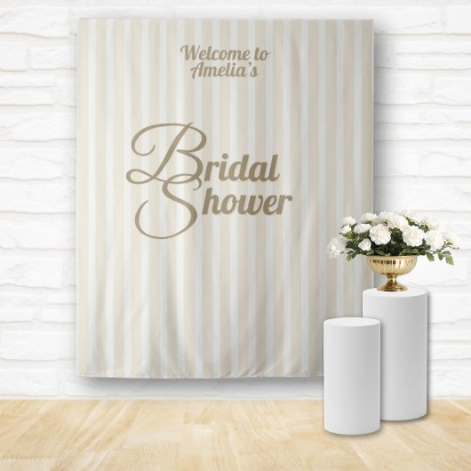 Custom Bridal Shower Banner - Elegant Decoration Wandteppich