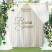 Custom Bridal Shower Banner - Elegant Decoration Wandteppich