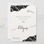 Custom Bridal Shower Einladung - Elegantes Skript (Vorderseite)