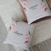 Custom Bridal Throw Pillow - Bride Cushion Kissen