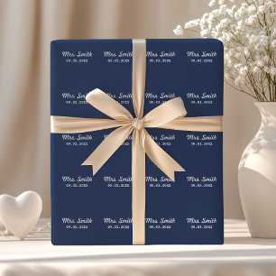 Custom Bridal Wedding Geschenkpapier
