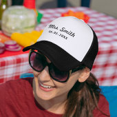 Custom Bridal Wedding Truckerkappe