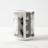 Custom Bride and Groom Illustration Kaffeetasse (Mittel)