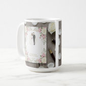 Custom Bride and Groom Illustration Kaffeetasse (Vorderseite Links)