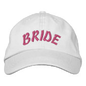 Custom Bride Baseball Cap Personalisiert bestickt Bestickte Baseballkappe (Vorderseite)