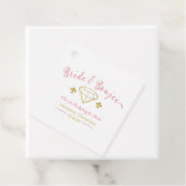 Custom Bride Boujee Diamond Junggeselinnen-Abschie Geschenkanhänger (Beispiel)