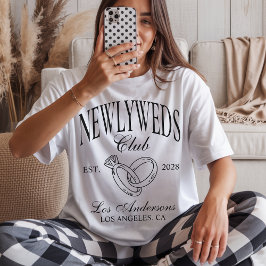 Custom Bride & Groom Shirt, Mr & Mrs. Honeymoon T- T-Shirt