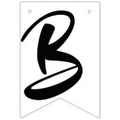 Custom Bride & Groom WEDING BUNTING FLAGS Wimpelkette (Zweite Fahne)