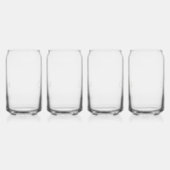 Custom Bride & Groom's Initials Vielen Dank Dosenglas (Links)