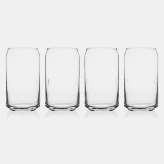 Custom Bride & Groom's Initials Vielen Dank Dosenglas (Links)