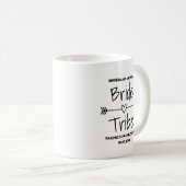 Custom Bride Stamm Hochzeitsfeier Gunst Kaffee Sch Kaffeetasse (VorderseiteRechts)